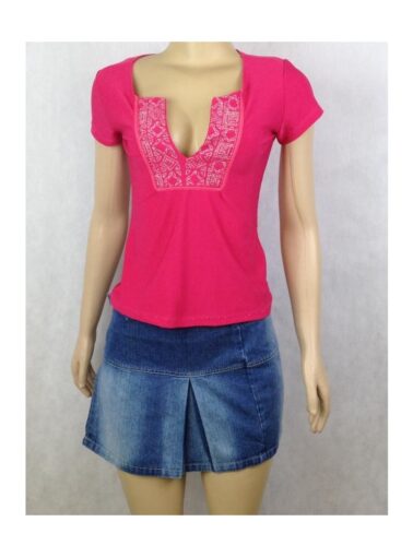 CAMISETA ENA CORÊ ROSA