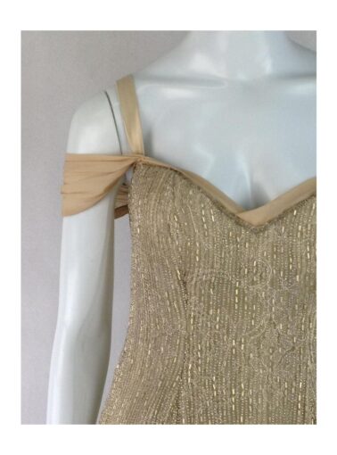 VESTIDO DASLU COUTURE BORDADO COM CANUTILHO BY SANDRO BARROS