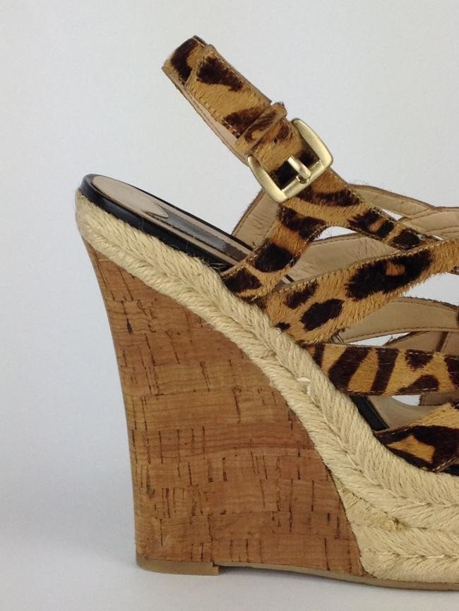 SANDÁLIA BOUTIQUE 9 ANABELA ANIMAL PRINT