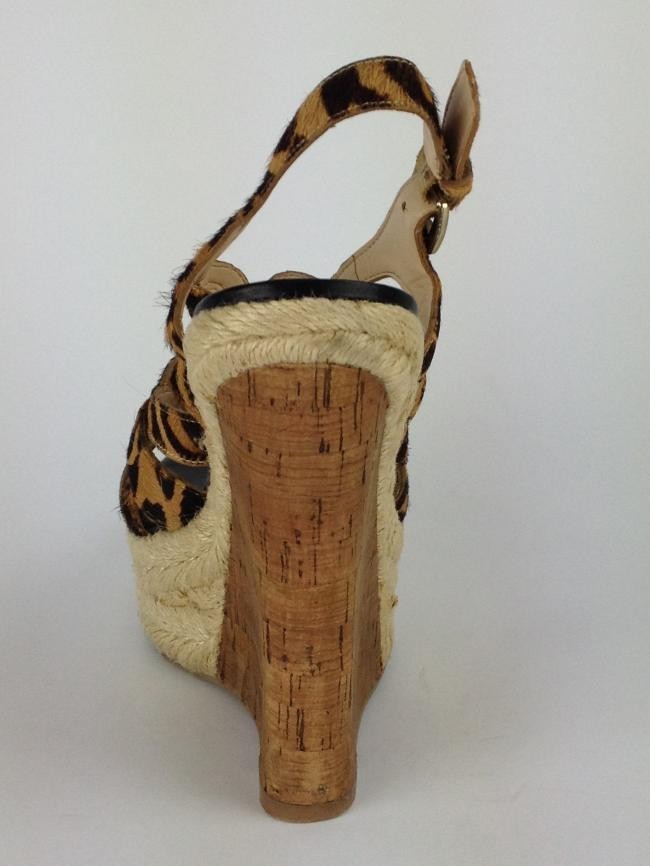 SANDÁLIA BOUTIQUE 9 ANABELA ANIMAL PRINT