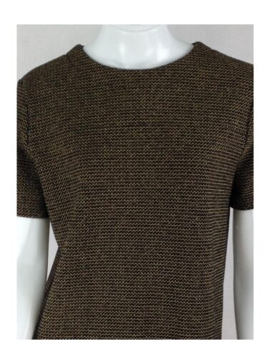 VESTIDO TIGRESSE BY RENATA FIGUEIREDO PRETO COM LUREX