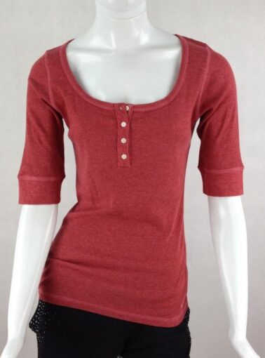 CAMISETA DASLU CANELADA MANGA 7/8