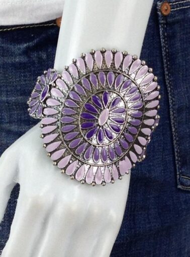 PULSEIRA FLOR DE METAL