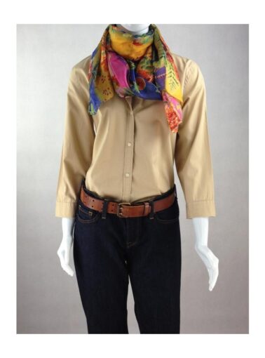 ÉCHARPE ESTAMPA DE FLORES ÉCHARPE ESTAMPA DE FLORES