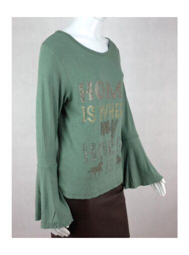 BLUSA ZENZ WESTERN COM MANGA LARGA