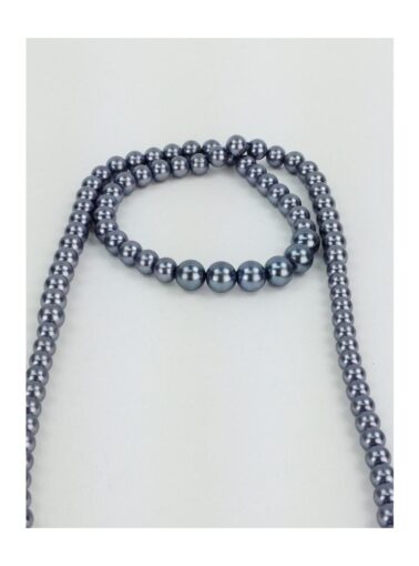 COLAR DE PÉROLAS METÁLICAS