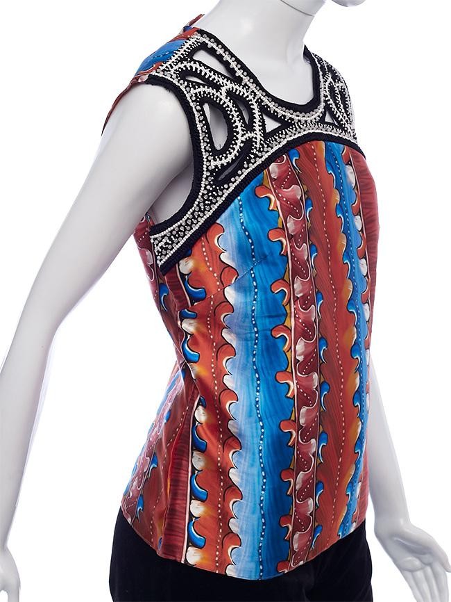 BLUSA PETER PILOTTO DE SEDA