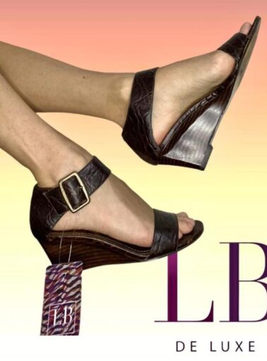 SANDÁLIA NINE WEST DE CROCO