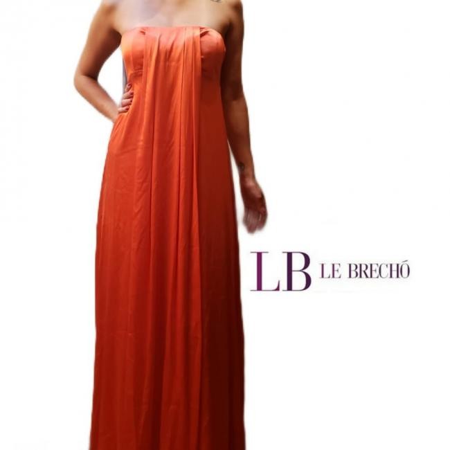 VESTIDO LONGO LARANJA
