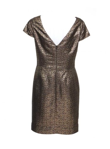 VESTIDO COM FIOS METÁLICOS VESTIDO COM FIOS METÁLICOS