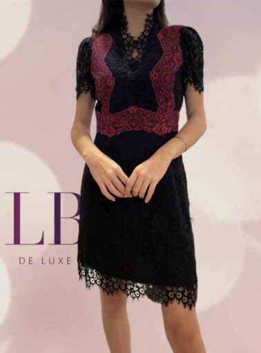 VESTIDO SANDRO PARIS DE RENDAS