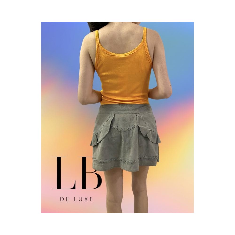 SAIA CRIS BARROS DE CAMURÇA CURTA