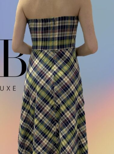 VESTIDO J. CREW XADREZ