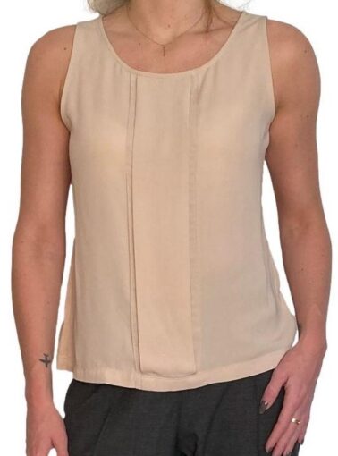 BLUSA ANN TAYLOR PETITE ROSE NUDE