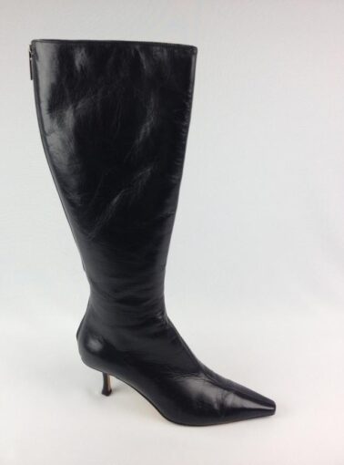 BOTA JIMMY CHOO DE COURO CANO LONGO