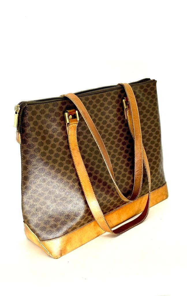 BOLSA CÉLINE MACADAM MONOGRAM ZIP TOTE