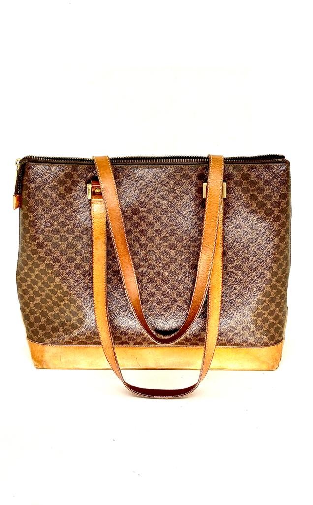 BOLSA CÉLINE MACADAM MONOGRAM ZIP TOTE