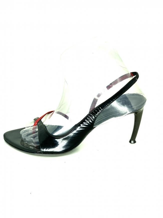 SANDÁLIA SERGIO ROSSI DE VERNIZ