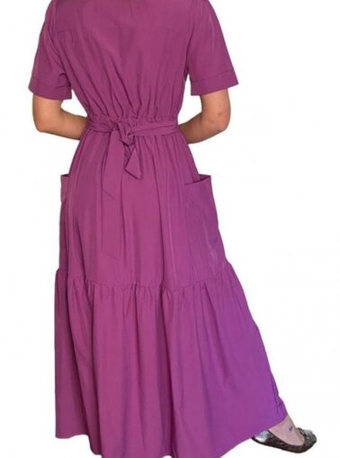 VESTIDO LONGO COR UVA VESTIDO LONGO COR UVA