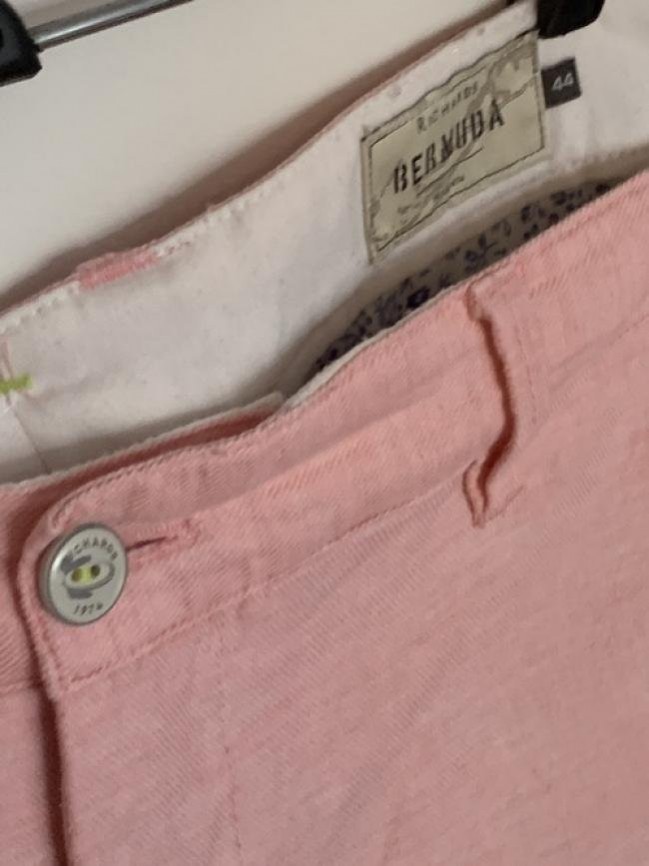 BERMUDA RICHARDS LINHO COM ALGODÃO