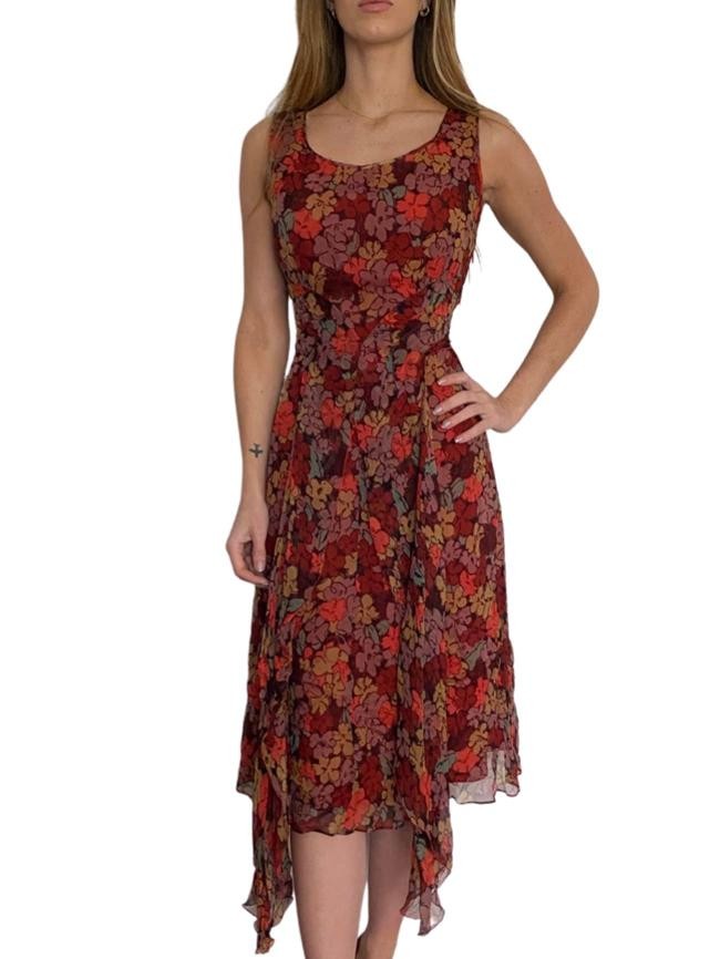 VESTIDO MAX MARA MIDI DE SEDA