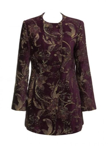 CASACO LE LIS BLANC DEUX DE VELUDO ESTAMPADO