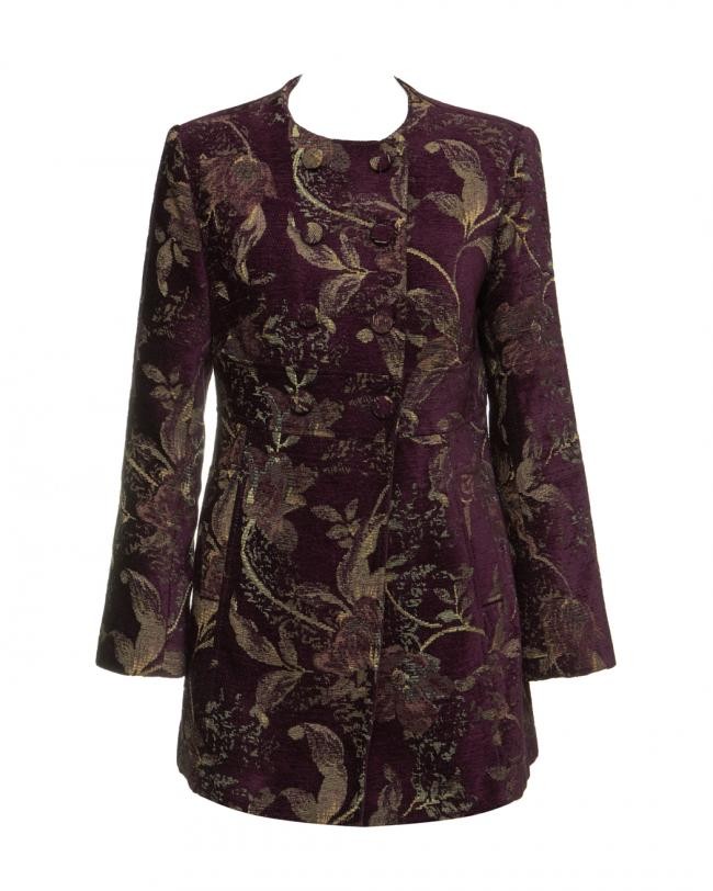 CASACO LE LIS BLANC DEUX DE VELUDO ESTAMPADO