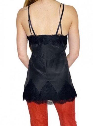 BLUSA MIXED DE SEDA COM RENDA