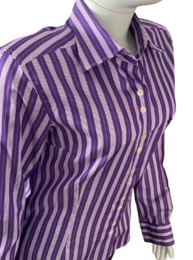 CAMISA DUDALINA RISCADINHA MANGA LONGA