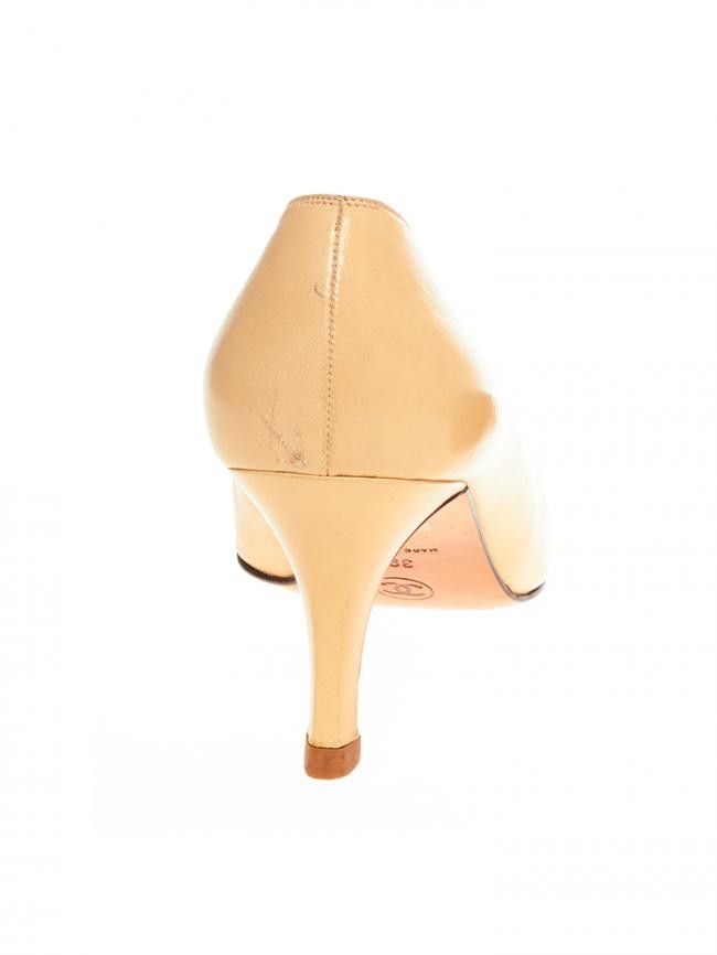 SAPATO CHANEL COURO BICOLOR