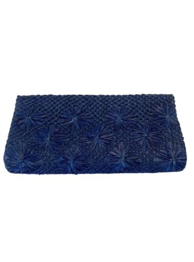 CLUTCH DE PALHA AZUL