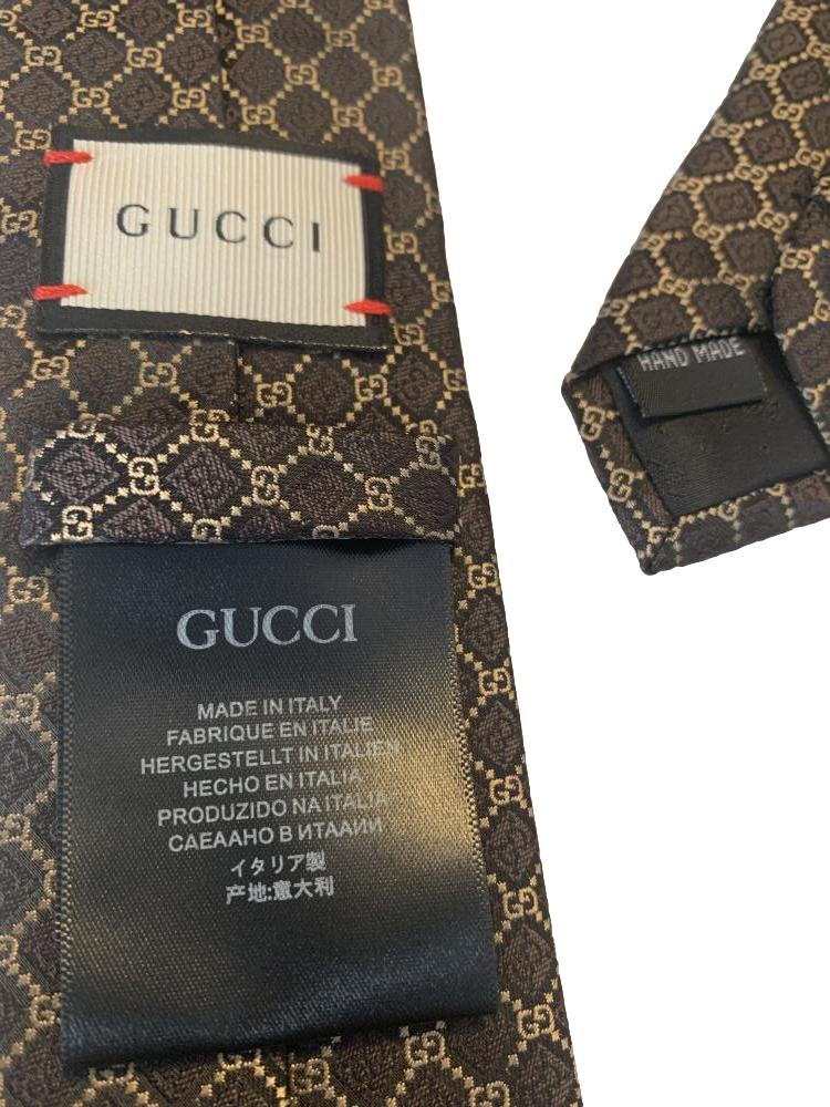 GRAVATA GUCCI DE SEDA - Imagem 3